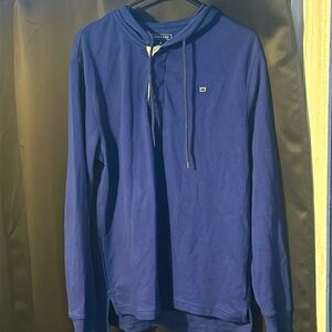 Medium blue Crown & Ivy hooded sweatshirt